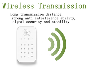 Nhà Máy Bán Buôn RF <span class=keywords><strong>433MHz</strong></span> Cảm Ứng Không Dây Mật Khẩu Bàn Phím Cho Tuya Hệ Thống Báo Động Hỗ Trợ Thẻ RFID Và Chuông Cửa Báo Chí - Product Image 3