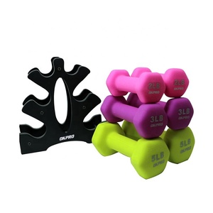 <span class=keywords><strong>Haltères</strong></span> en néoprène colorés <span class=keywords><strong>pour</strong></span> salle de <span class=keywords><strong>sport</strong></span> commerciale, vente en gros directe d'usine en Chine - Product Image 3