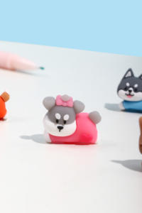 Kuki thiết kế mới Silicone gel bút mùa hè Puppy Đảng thiết kế dễ thương Gel bút - Product Image 2