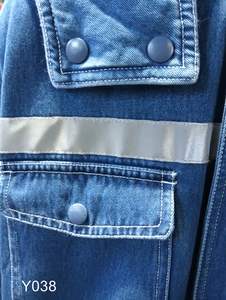 Combinaison de travail en coton imperméable et résistante à l'huile pour le secteur pétrolier, respirante, réfléchissante, antistatique et ignifuge - Product Image 6