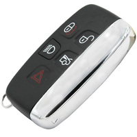 Clé de voiture intelligente à distance à 5 boutons 315Mhz / 433Mhz avec puce ID49 pour Land Rover Range Rover Sport Evogue LR4 2012-2017 FCC ID: KOBJTF10A