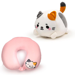 Oreiller de <span class=keywords><strong>voyage</strong></span> en peluche 2 en 1 pour chat, jouet, coussin de <span class=keywords><strong>voyage</strong></span> en avion, coussin pour le cou, soulagement de <span class=keywords><strong>la</strong></span> douleur au cou, essentiels pour les adultes à l'<span class=keywords><strong>a</strong></span>éroport, oreiller de <span class=keywords><strong>voyage</strong></span> pour enfants - Product Image 1