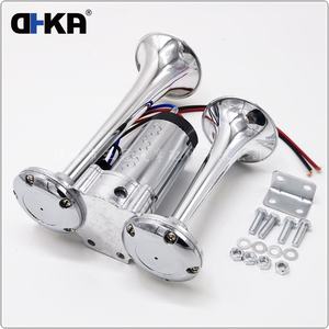 <span class=keywords><strong>Klaxon</strong></span> de voiture miniature en plastique blanc DHKA, style populaire, 12V 20A 130dB pour moto, bus, bateau avec relais de <span class=keywords><strong>klaxon</strong></span> AS042TC - Product Image 2