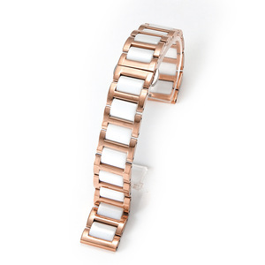 <span class=keywords><strong>Bracelet</strong></span> de luxe 2026 à dégagement rapide en céramique et acier inoxydable 20mm 22mm pour montres Samsung/<span class=keywords><strong>GARMIN</strong></span>/Huawei - Product Image 1
