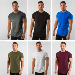 Tùy Chỉnh Bán Buôn Người Đàn Ông Của Nhanh Chóng Khô Phòng Tập Thể Dục Quần Áo Tập Thể Dục Trang Phục-Thoáng Khí T-Shirt In Ấn Logo Cộng Với Kích Thước Quá Khổ Thể Thao - Product Image 4