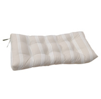 Personnalisation grande résistance aux uv solution imperméable colorant gris solide banc de patio chaise de salon siège coussin extérieur