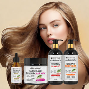 Ensemble Shampooing et Après-Shampooing Capillaire à l'Huile de Batana, Kératine Végétale, pour Cheveux Bouclés Longs, Brillance, Repousse et Anti-Chute, Marque Privée - Product Image 5