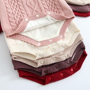 Mono de algodón puro grueso con forro polar para bebés, estilo nuevo, cierre de jersey, para otoño e invierno, <span class=keywords><strong>Babylove</strong></span> Lotus - Product Image 4