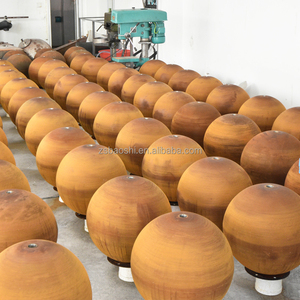 Sphères de <span class=keywords><strong>jardin</strong></span> sculpturales en <span class=keywords><strong>acier</strong></span> rouillé Grande sphère en <span class=keywords><strong>acier</strong></span> corten pour décoration de paysage - Product Image 5