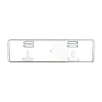 Numéro de vente chaude malaisie taille argent plaques d'immatriculation de voiture en plastique 33*8*1.2