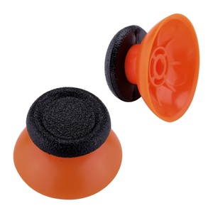 Repuesto de Palancas de Mando para PS4, Doble Inyección, Naranja + Negro, de Goma, para Control PS4 Slim Pro - Product Image 2
