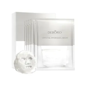 OEM/ODM private label skin care crystal collagen hydrating beauty facial sheet co2 carboxy gel face mask sheet