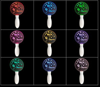 Çin japonya Poi oyuncak 6 inç 8 inç biyobozunur LED ışık sopa özel Neon ABS balıkçılık Glow acil şükran için Sticks