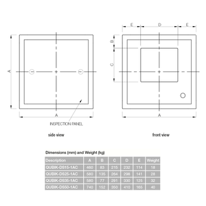 Aerauliqa กล่องแรงเหวี่ยงระบายอากาศแบบอุตสาหกรรมโครงสร้างเหล็กชุบสังกะสีสองชั้นสำหรับโรงยิม - Product Image 3