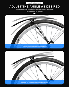 Garde-boue de vélo réglable RIDERACE à dégagement rapide léger en alliage d'aluminium Support garde-boue de vélo de route de montagne facile à installer - Product Image 5