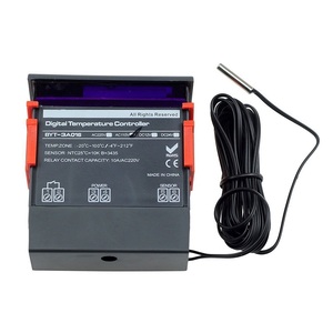 สวิตช์ควบคุมอุณหภูมิไมโครคอมพิวเตอร์ LED เทอร์โมสตัทดิจิตอล STC-1000 สำหรับการตรวจจับและควบคุมอุณหภูมิ - Product Image 4