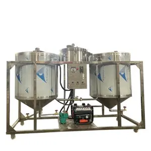 Refining Machine Soybean Oil Machine Provided 220v Peanut Oil Press Machine Automatic Refined Coconut Oil Palm Fruit 100