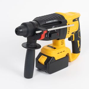 21V 3Ah Lithium Battery 1500W Motor <b>Hammer</b> Drill Rechargeable Cordless Rotary Impact for DIY Projects Battery-powered <b>Hammer</b> - Product Image 3