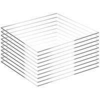 Azulejos de techo Panel de luz LED PS transparente Perspex difuso y transparente Láminas de plástico impermeables e ignífugas cortadas a medida