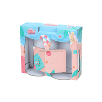 Boîtes de présentation en papier kraft ondulé avec logo personnalisé comptoir POS pour magasin de détail avec gaufrage et stratification mate