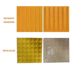 Tuile tactile extérieure de pavage de goujon de bande d'indicateur de 30x30cm tuile tactile de force industrielle pour des trottoirs - Product Image 5
