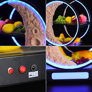 صينية فاكهة ليد بتأثير مجمد عالية الجودة على شكل قمر بتصميم إبداعي لبار KTV ملهى ليلي - Product Image 5
