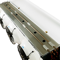 Evaporador de refrigeración de baja temperatura para habitación fría, unidad de condensación de 380V, evaporador con descongelación eléctrica