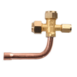 Vanne d'arrêt de tuyau de climatisation à trois voies Xinweiming, unité extérieure, haute et basse pression, vannes d'angle de charge de réfrigérant pour - Product Image 2