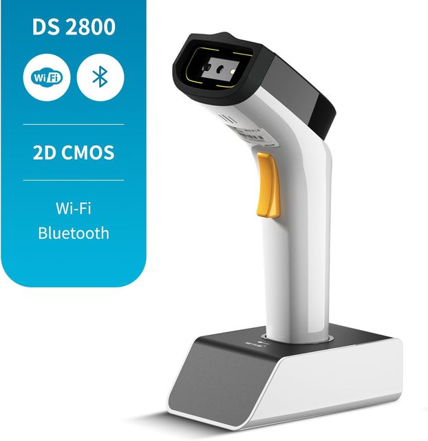 Professional Hands-Free Automatic Sensing WiFi 2D Barcode Scanner with Charging Base 4G or Wifi Connectivity