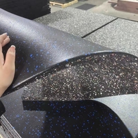 Tapis de sol en caoutchouc pour salle de sport à domicile, amortissant, anti-vibration, isolation phonique, durable, étanche, écologique, pour jardin et hall