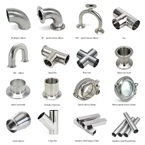 Stainless Steel 304 316l Multi-type Male Female Reducing Elbow Tee Cross Union Cap Coupling Hose Fittings Thread Pipe Fittings