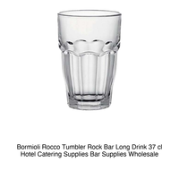 Verre à long drink Rock Bar 37 cl H 12 cm Ø 8,3 cm Bormioli Rocco