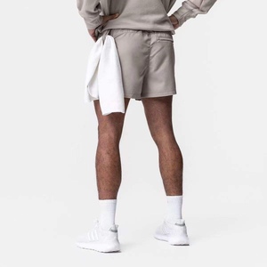 Custom Logo Men's Fitness Sports <b>Shorts</b> Elastic Knitted Mid Lightweight Breathable Quick Dry Solid Color Running Training - Product Image 1