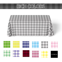 Nappe Moderne Tissée Imprimée Personnalisée pour Salons Professionnels et Hôtels, Imperméable et Anti-taches, en Polyester Coton Noir et Blanc – Offre Spéciale