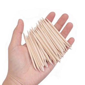 100 Palitos de Madera de Naranjo para Cutículas, Reutilizables, para Limpieza de Uñas, para Manicura en Casa o Salón - Product Image 3