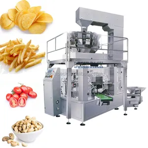 high speed automatic doy pack packaging machine rotary type automatic premade spout pouch ziplock packing machine