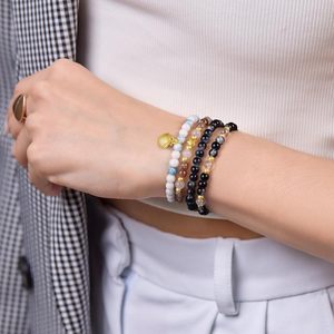 Perles de verre très vendues pour la fabrication de bijoux, 1377 pièces, tons neutres, kit de fabrication de bracelets, 6 mm, artisanat DIY, cadeaux pour femmes et hommes - Product Image 5