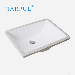 <span class=keywords><strong>Lavabo</strong></span> de cerámica rectangular de diseño moderno Tarpul, gran oferta, artículos sanitarios debajo del mostrador, <span class=keywords><strong>lavabo</strong></span> de <span class=keywords><strong>baño</strong></span> para hoteles - Product Image 1