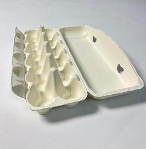 Chất Lượng Cao Thân Thiện Với Môi Có Thể Tái Chế Giấy Trứng Thùng Giấy Phân Hủy Sinh Học Biodegrad Bột Giấy Hộp Trứng Cho Bao Bì - Product Image 1