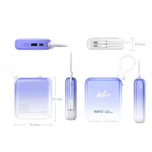 พาวเวอร์แบงค์พร้อมเราเตอร์พกพา Wi-Fi 4G LTE ความเร็ว 300Mbps แบตเตอรี่ 10000mAh พร้อมช่องใส่ซิมการ์ด ใช้งานได้ทันที - Product Image 5