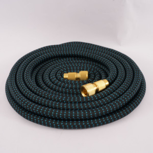Manguera de Jardín Mágica de Agua Flexible y <span class=keywords><strong>Extensible</strong></span> con Rociador de Tubo Metálico de 100 pies, 75 pies, 50 pies y 25 pies - Product Image 2