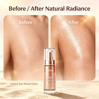 Huile scintillante pour le corps Rose Gold Natural Glow Luminizer