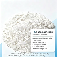 ZHUOTAI Die Build Up Free Aromatic Chain Extender HER Clean Run Plant untuk Ekstrusi Profil PU yang Halus