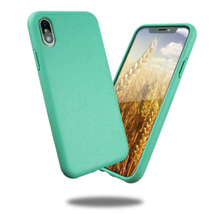 Para <span class=keywords><strong>Iphone</strong></span> X <span class=keywords><strong>11</strong></span> <span class=keywords><strong>precio</strong></span> barato Biodegradable reciclable de paja de trigo teléfono caso - Product Image 1