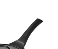 Nouvelle Arrivée Poêle à Crêpes Antiadhésive Écologique à 7 Trous avec Manche en Bois Motifs Visages Souriants Compatible Lave-Vaisselle