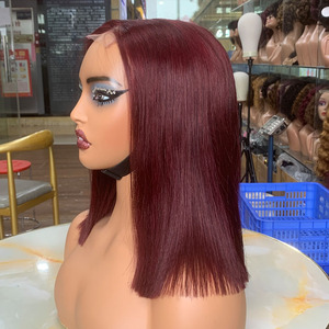 Peluca Super Double Drawn de Cabello Vietnamita, 200% de Densidad, 12 Pulgadas, Liso Natural, Peluca Bob Kim 2X6 - Product Image 2