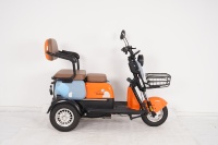 Vente en gros usine Tricycle électrique 600W 48V/60V à 3 roues, Vélo électrique de loisirs domestique avec panier, éclairage LED, stable et sûr