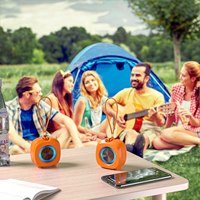 2025 tarjeta TF profesional impermeable TWS altavoz inalámbrico para exteriores calidad HIFI sonido 5W potencia diente azul batería auxiliar Venta caliente