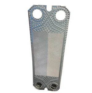 Placa de intercambiador de calor Ss304/316L API Sigma37 en piezas de repuesto de intercambiador de calor de placa de 0,5mm y 0,6mm