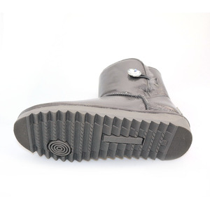 사이드 장식 실버 가죽 부츠 - Product Image 5